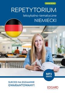 Okładka książki NIEMIECKI REPETYTORIUM LEKSYKALNO-TEMATYCZNE POZIOM A2-B1 WYD. 2