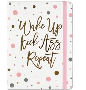 Opakowanie Notatnik midi Wake Up Kick Ass Repeat