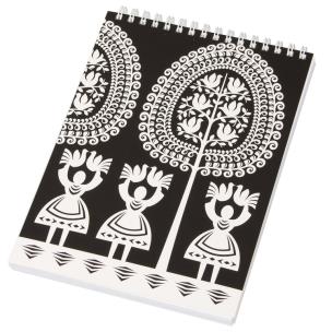 Opakowanie Notes FOLK na spirali - format A5 - kurpiowski
