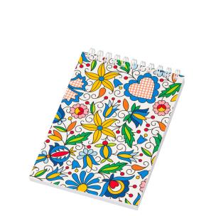 Opakowanie Notes FOLK na spirali - format A6 - kaszubski