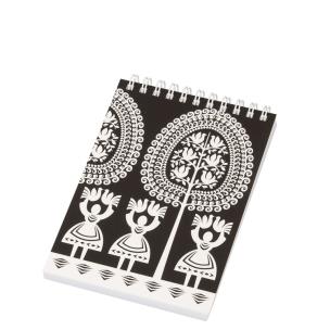 Opakowanie Notes FOLK na spirali - format A6 - kurpiowski