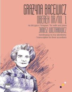 Okładka książki Oberek. Transkrypcja na trzy akordeony PWM
