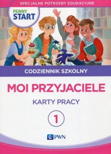 Okładka książki Pewny start. Codziennik szkolny 1 Moi przyjaciele
