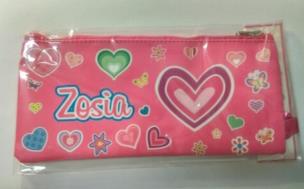 Opakowanie Piórnik imienny szkolny - Zosia
