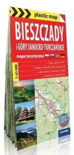Okładka książki Plastic map Bieszczady i Góry Sanocko-Turczańskie