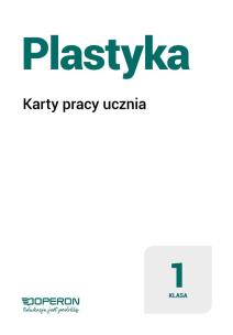 Okładka książki Plastyka LO KP ZP w.2019 OPERON