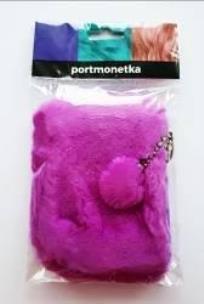 Opakowanie Portfelik - futro (fiolet)
