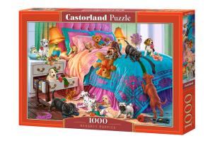 Puzzle 1000 Naughty Puppies CASTOR. Wydawca: Castorland. Multiszop.pl Opakowanie Puzzle 1000 Naughty Puppies CASTOR
