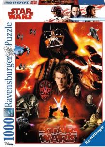 Opakowanie Puzzle 1000 Star Wars - Po ciemnej stronie mocy