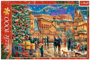 Opakowanie Puzzle 1000 Świąteczny rynek TREFL