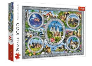 Opakowanie Puzzle 1000 Zamki Świata TREFL