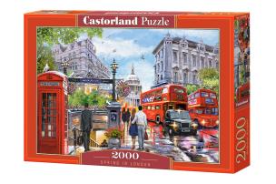 Puzzle 2000 Spring in London CASTOR. Wydawca: Castorland. Multiszop.pl Opakowanie Puzzle 2000 Spring in London CASTOR