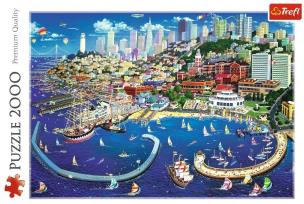 Opakowanie Puzzle 2000 Zatoka San Francisco TREFL
