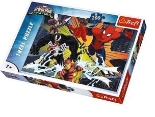 Opakowanie Puzzle 200 - Wielkie Starcie - Spiderman TREFL