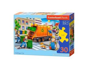 Puzzle 30 Garbage Car CASTOR. Wydawca: Castorland. Multiszop.pl Opakowanie Puzzle 30 Garbage Car CASTOR