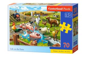 Opakowanie Puzzle 70 Life on the Farm CASTOR