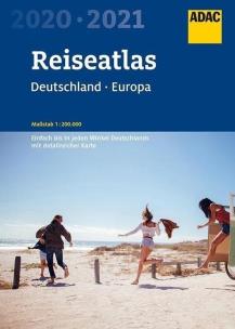 Okładka książki ReiseAtlas ADAC. Deutschland, Europa 2020/2021