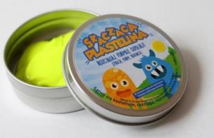 Opakowanie Skacząca Plastelina - Fluorescencyjna żółta