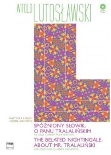 Okładka książki Spóźniony słowik. O panu Tralalińskim PWM