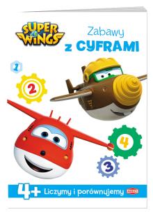 Okładka książki Super Wings. Zabawy z Cyframi 4+