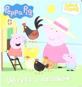 Okładka książki Świnka Peppa. Odkryj i czytaj. Wizyta u dziadków