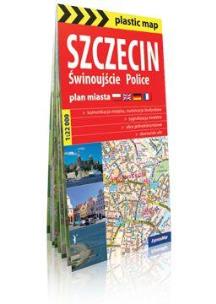 Opakowanie Szczecin, Świnoujście, Police- plan miasta 1:22 000 (foliowana)