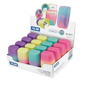 Opakowanie Temperówko-gumka Compact Sunset (16szt) MILAN