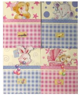 Opakowanie Torebka ozdobna laminowana PL-20 z kartką