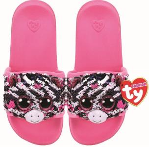 Opakowanie Ty Fashion cekinowe kapcie - Zebra rozm.M