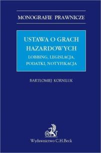 Okładka książki Ustawa o grach hazardowych