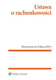Okładka książki Ustawa o rachunkowości