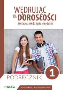 Okładka książki Wędrując ku dorosłości LO 1 podr. w. 2019 RUBIKON