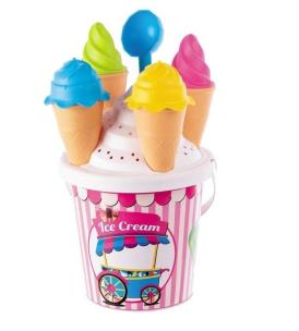 Opakowanie Wiaderko z foremkami - Lody