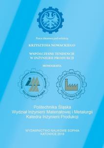 Okładka książki Współczesne tendencje w inżynierii produkcji