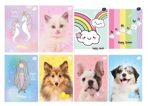 Opakowanie Zeszyt A5/32K kolorowa linia UV Girls (10szt)