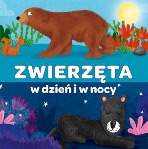 Okładka książki ZWIERZĘTA W DZIEŃ I W NOCY HARMONIJKA KAPITAN NAUKA