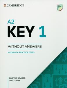 Opakowanie A2 Key 1 for the Revised 2020 Exam Authentic practice tests