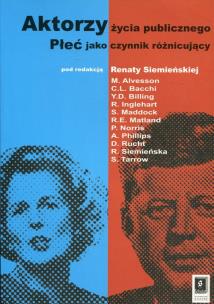 Okładka książki Aktorzy życia publicznego płeć jako czynnik różnicujący