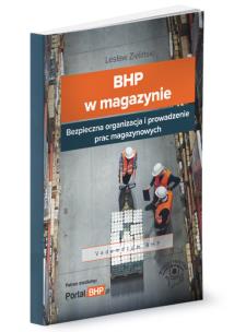 Okładka książki BHP w magazynie