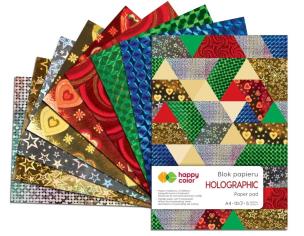 Opakowanie Blok A4/10K Holographic 70g HAPPY COLOR