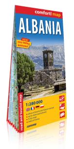 Okładka książki Comfort!map Albania 1:280 000 w.2019 mapa