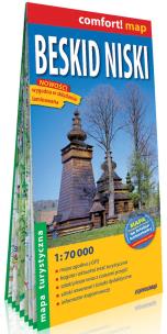 Okładka książki Comfort! map Beskid Niski 1:70 000 mapa tur.