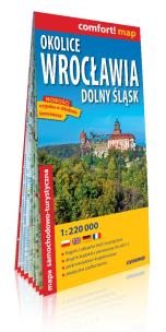 Okładka książki Comfort! map Okolice Wrocławia 1:220 000 mapa