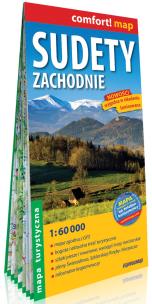 Okładka książki Comfort! map Sudety Zachodnie mapa turyst. w.2019