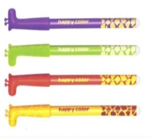 Opakowanie Długopis usuwalny niebieski Żyrafy 1 sztuka HAPPY