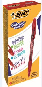 Opakowanie Długopis zmazywalny Gelocity - czerwony (12szt)