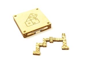 Opakowanie Drewniana gra podróżna 3D Domino