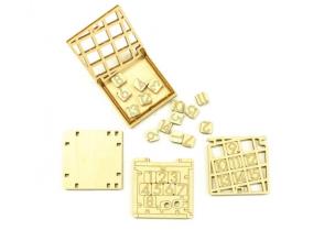 Opakowanie Drewniana gra podróżna 3D Łamigłówka 15