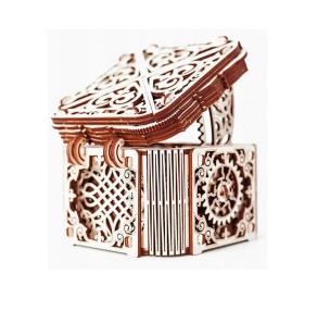 Opakowanie Drewniane puzzle 3D Tajemnicza szkatułka