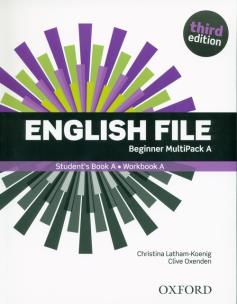 Okładka książki English File 3E Beginner Multipack A